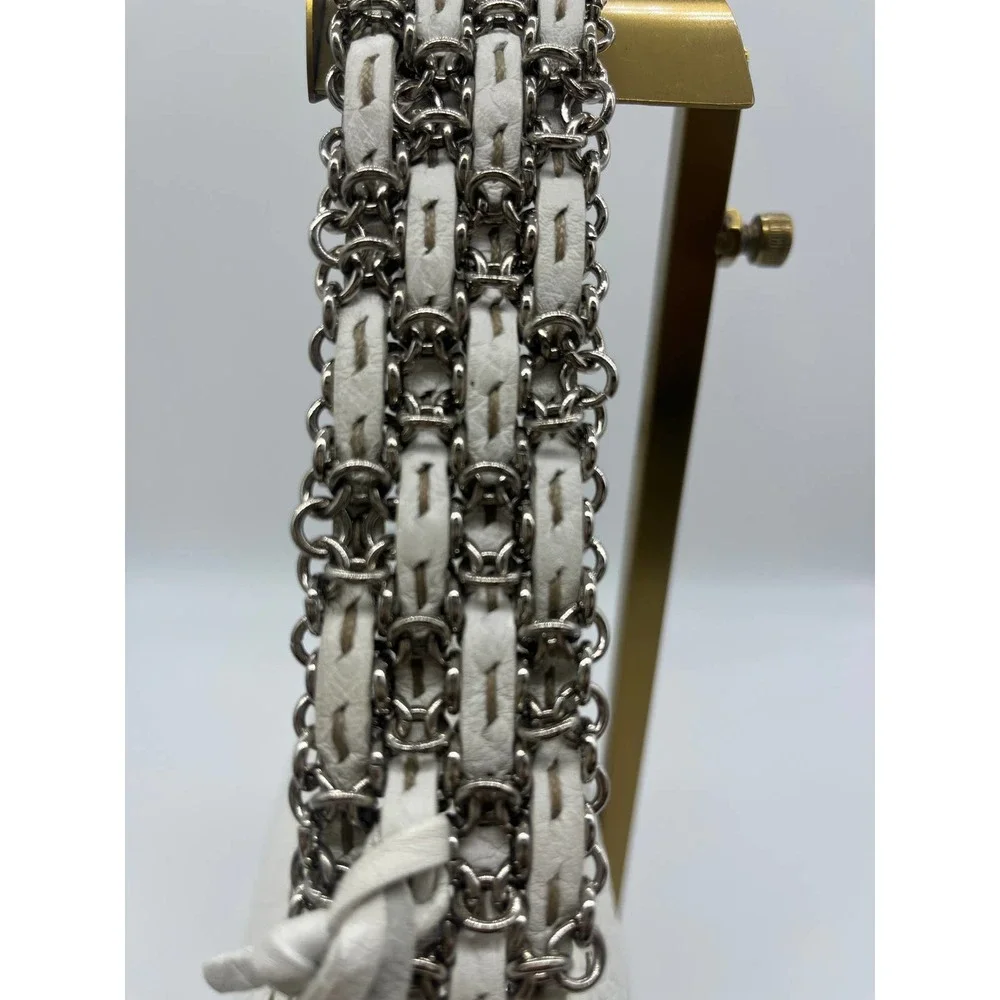 Vintage Fendi Rare 00s authentic Chain Strap Shoulder Hang Bag - Picture 7 of 16